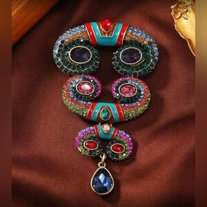✨NEW Colorful Gemstone Statement Brooch